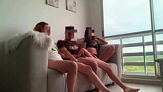 friends invite me movie but share cock instead?