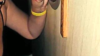 I Sucked A Hung Guy At Gloryhole And He Came In My Mouth!