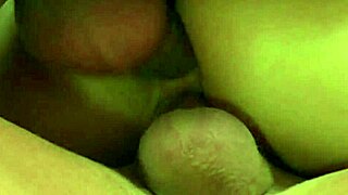 Skinny blonde Alissa takes two monster cocks double penetrating her tight holes in threesome