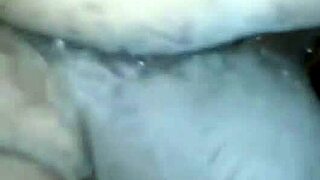Pretinha moans loud as the thick rola pounds her juicy big ass deep in lingerie with big natural tits ebony curves shaking from anal fucking