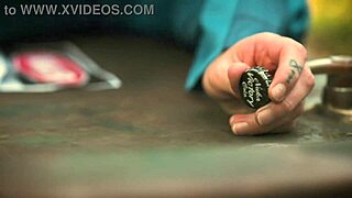 Audrey Reid and Sage Hunter lick wet pussies cunilingus kissing cosplay costumes tight skinny bodies in bunker Fallout parody girl on girl orgasm