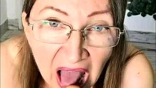 my stepmom's pov tea time turns into wild mommy roleplay snack sucking