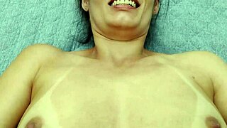 wife pulls condom off begs raw creampie cum inside for cuck cleanup