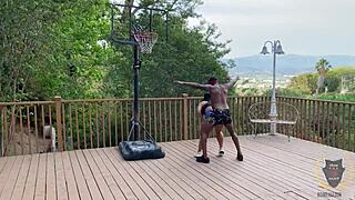 Basketball game heats up as rome major bareback fucks monica santhiago big ass interracial cowgirl deepthroat