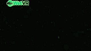 can this tight wet blonde pussy handle vr pounding till cum drips from her bent over hole