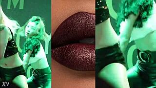 Ever seen a sexy Chinese babe dance in tight leather pants like this?