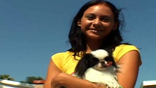 position her down on hands and knees for that perfect close-up appreciation