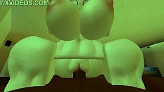 roblox shy girl turns lusty riding big cock cowgirl cumshot game