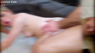 damn this french slut takes first monster dildo dp atm rough with pee and spit