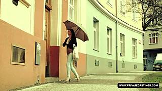 privatecastings com interviews 18+ teen niana in hd casting with piercing and tattoos