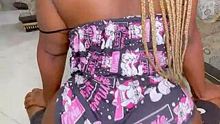 colombian ebony stepsis bends over for horny neighbor's big cock doggystyle cumshot