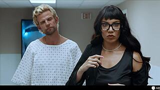 oh man employee freezes milf boss vince karter pranks turns 18+ puck into bound sex slave fuckdoll ripped clothes creampie