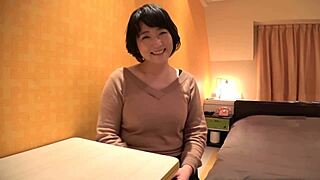 Treasured Hotel Footage Captures Pregnant Japanese Milf's Curvy Big Tits and Plump Ass