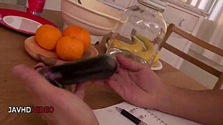 A mature japanese woman sucks cock then rides for shaved pussy creampie hardcore