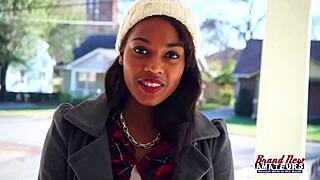 damn skylar squirms as fast toy buzzes her shaved ebony clit on the sofa!
