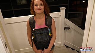 petite ginger luna parish fingers wet shaved pussy with toys craving more