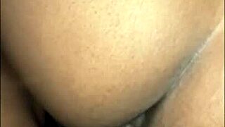 ebony bbw wife's sneaky booty grind