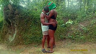 bbw kings wife gets pounded in bush during village ritual sex fest