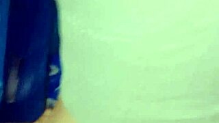 Amateur Sucks Cock Standing in Storage Depot Intimately