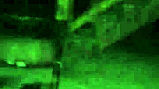 i slobber deep on this fat bbw's monster black cock on the balcony