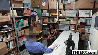 Blowjob Burglar Punishes Daya Knight's Big Tits with Monster Cock in Garage