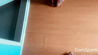 check out this ebony teen beauty getting her first rough fuck lesson from friend