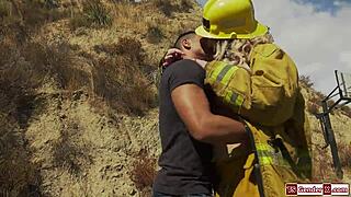 whoa trans firewoman aspen brooks barebacks babysitter ass while licking it first!!