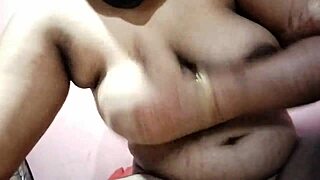 he meets his beautiful indian girlfriend for the first time and loves her huge natural tits