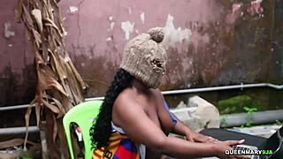 Ever caught your horny stepsis masturbating then fucking outdoors over porn?