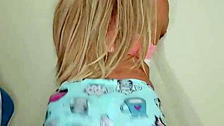 pretty pink cock on cute crossdressing transsexual