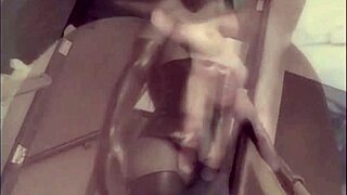 Ebony anal divas double penetrate in latex heels for facial cumswap