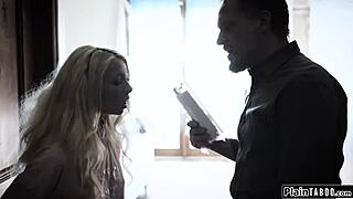 wanna see this teen suck stepdaddy's monster cock deep before he fucks her hard??