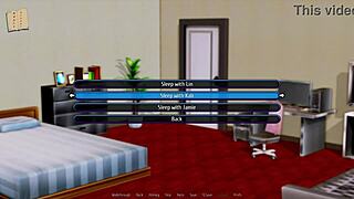 Explore harem hotel episode 93 gameplay in luxurious hotel rooms with multiple encounters