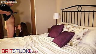 Does This British Teen Suck Cock Before Wild Fucking?