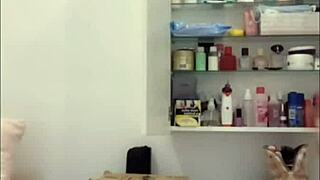 Spanish 23-year-old girl has careless upskirt moment caught on voyeur camera.