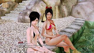 Explore harem hotel episode 93 gameplay in luxurious hotel rooms with multiple encounters