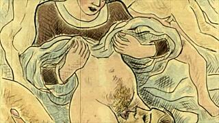 i strip naked in vintage erotic retro illusion scene