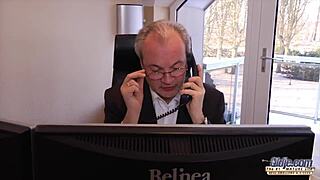 as young secretary i ride boss's cock in office spread legs for pussy fuck then perfect bj swallow cum