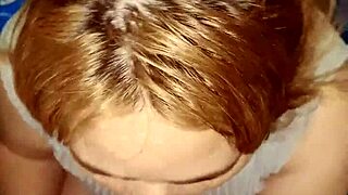 Amateur Sucks Cock Standing in Storage Depot Intimately