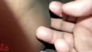 that safada puta massages my cock with her soft hands before more