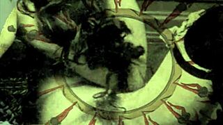 mysterious hairy poses in antique erotic vintage scenes