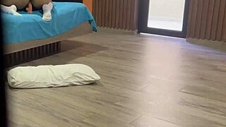 School uniform hottie shakes huge ass masturbating tight pussy to massive cum floor finish