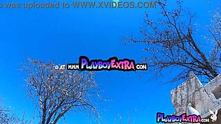 check out katherinne sofia peeling off her tiny silver bikini outdoors.