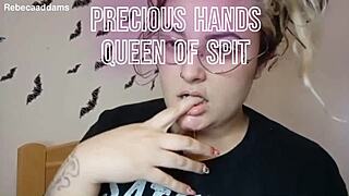 Curvy tattooed Latina begs daddy to humiliate her fat hairy body