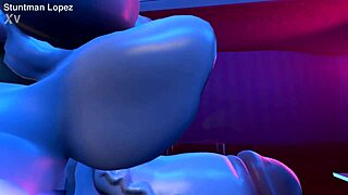 check out silverzard's huge cock stretching shemale ass wide