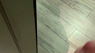 School uniform hottie shakes huge ass masturbating tight pussy to massive cum floor finish