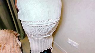 damn, this colombian slut shakes her huge tits and fat ass like crazy!
