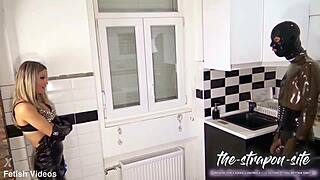 Caught Kitchen Fucked Mercilessly By Mistress Tatjana Strapon