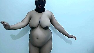 indian girl rohini strips down in homemade video chat showing off her chubby tits and big ass