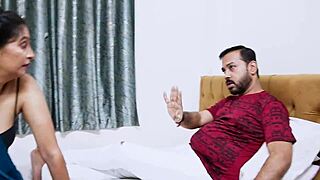 Desi wife gangbanged rough doggystyle by college lovers in taboo threesome